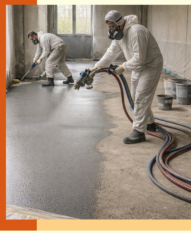 Гидроизоляция полимочевиной полов и конструкций в Северске