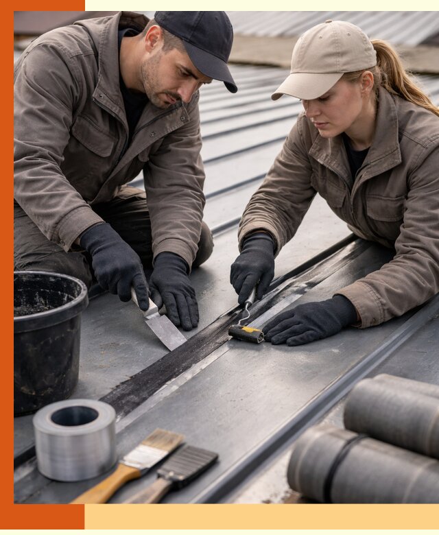 Гидроизоляция фальцевой кровли в Северске качественно и надежно