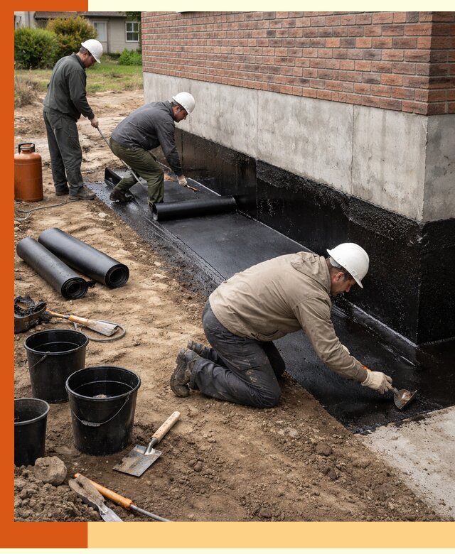 Гидроизоляция фундамента в Северске: надежная защита строений