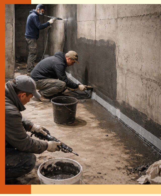 Гидроизоляция подвала в Северске — комплексная защита от влаги