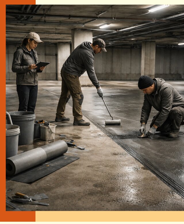 Гидроизоляция паркинга в Северске: качественная защита зданий