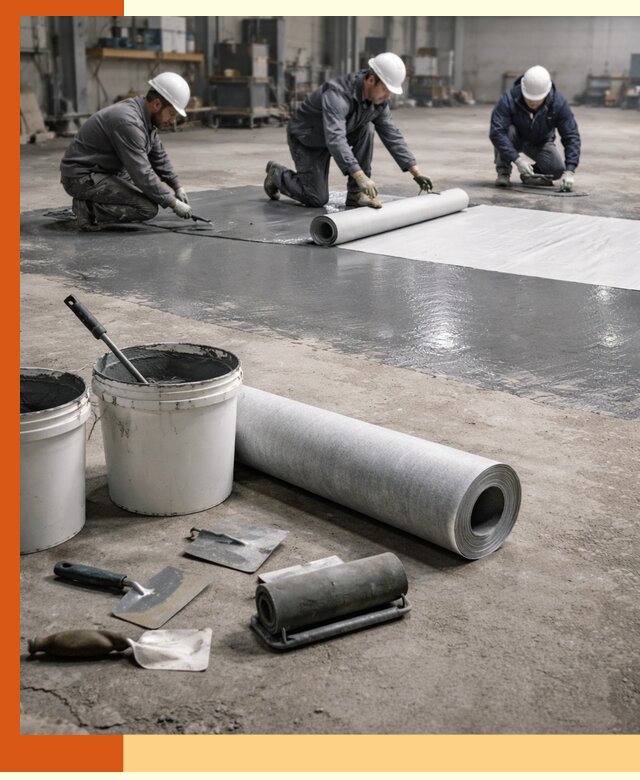 Гидроизоляция промышленного пола в Северске — защита и долговечность