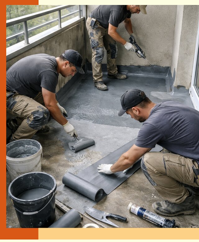 Гидроизоляция балкона в Северске: надежная защита от протечек