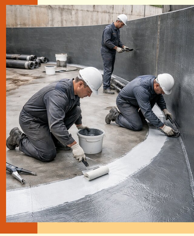 Гидроизоляция резервуара для топлива в Северске