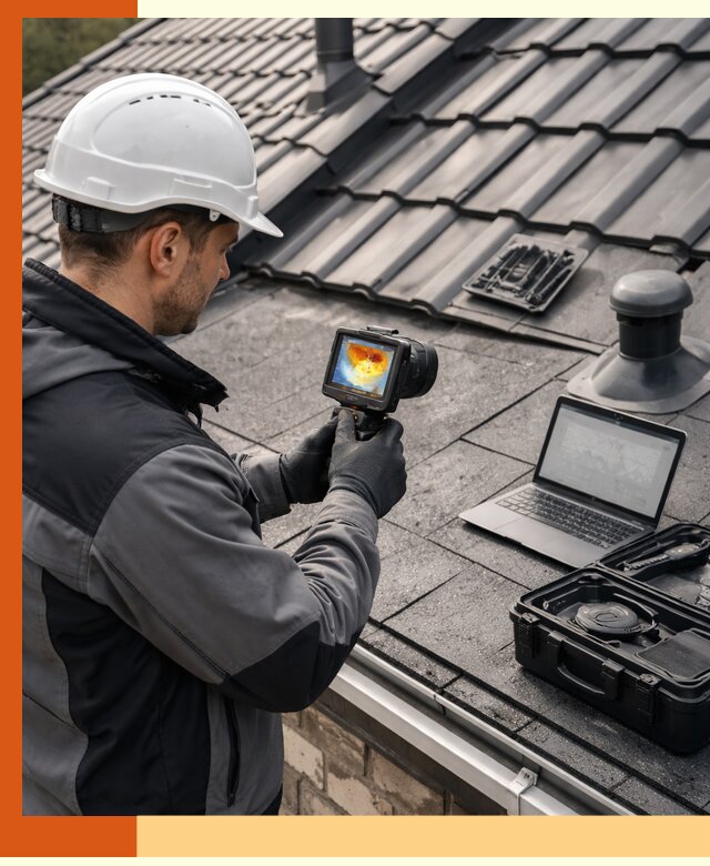 Тепловизионное обследование кровли в Северске для выявления дефектов