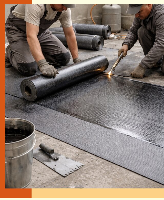 Монтаж гидроизоляционной мембраны в Северске для зданий и конструкций