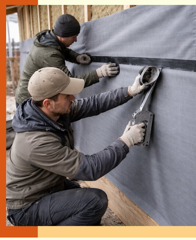 Монтаж ветроизоляции зданий и конструкций в Северске