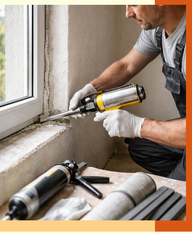 Герметизация стыков и примыканий в Северске от 1247 руб. под ключ | ТепломастерСвк