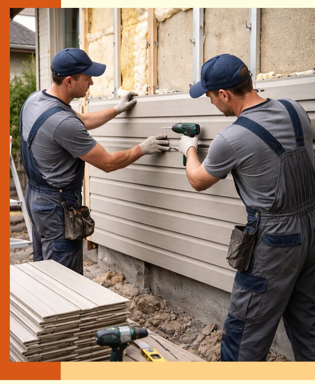 Монтаж сайдинга после утепления в Северске качественно и надежно