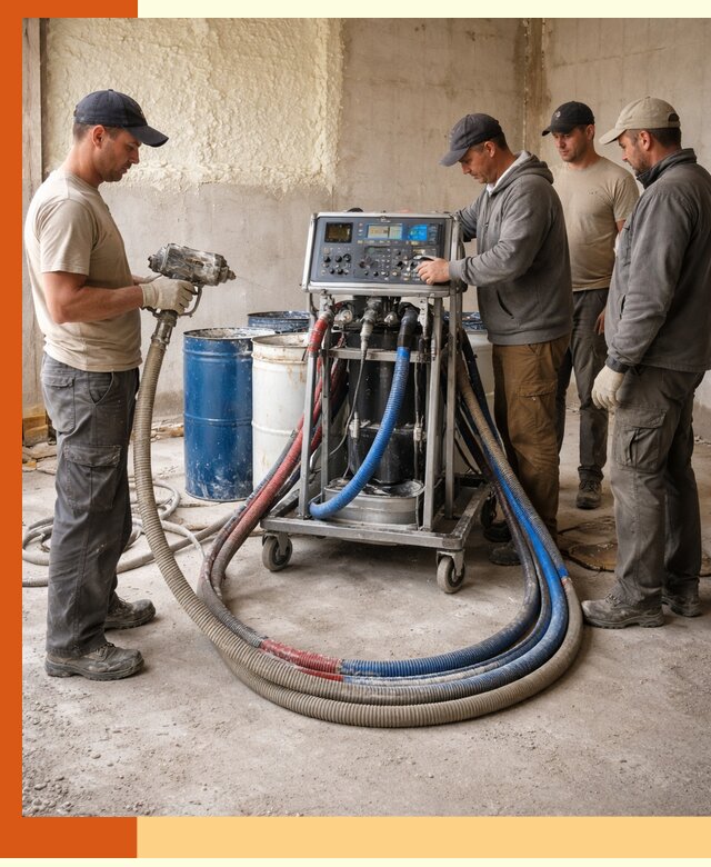 Аренда установки для напыления ППУ в Северске на выгодных условиях